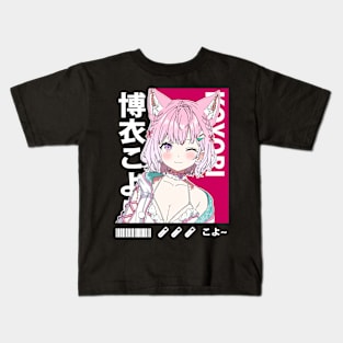 Hakui Koyori Short Hair Wink Kids T-Shirt